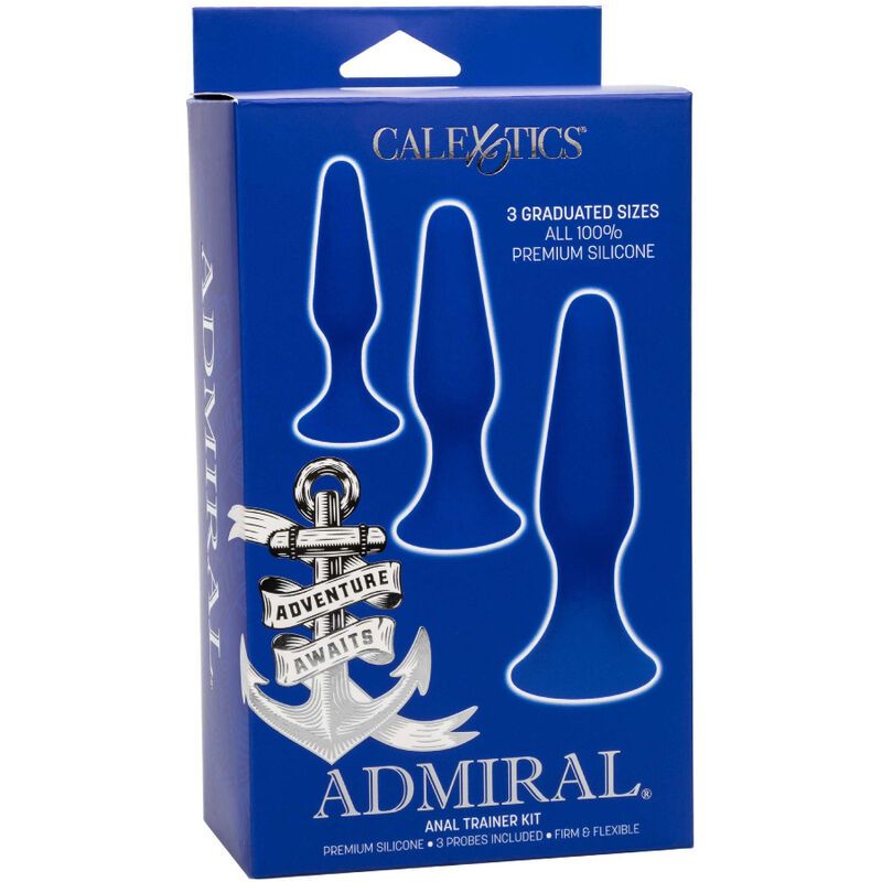 Verpackung für ein Anal-Trainingsset. Enthält drei verschieden große Analplugs aus Silikon.