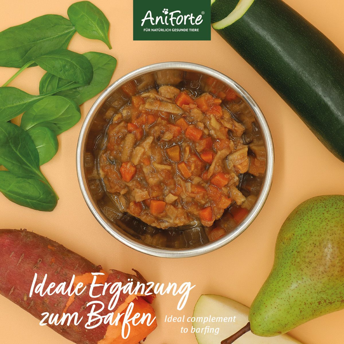 AniForte BIO BARF Püree - Süßkartoffel & Birne 150g