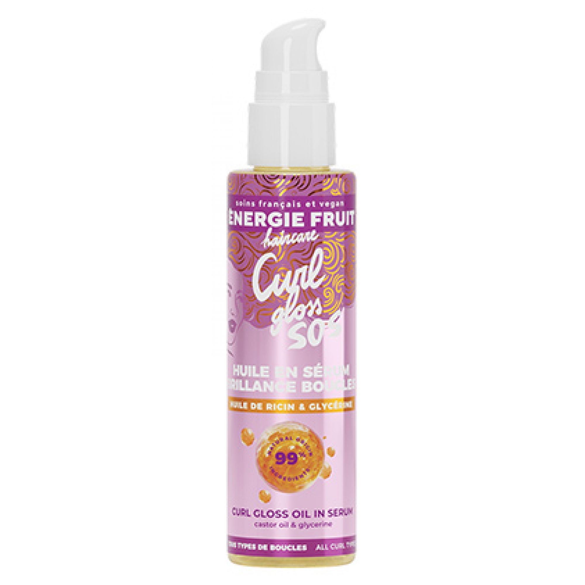 Energie Fruit Curl Gloss SOS Öl-in-Serum für Locken Glanz 14,9x3,3x3,3 cm