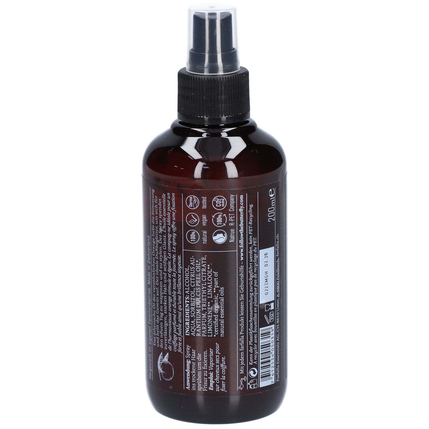 Farfalla Orange Haarspray