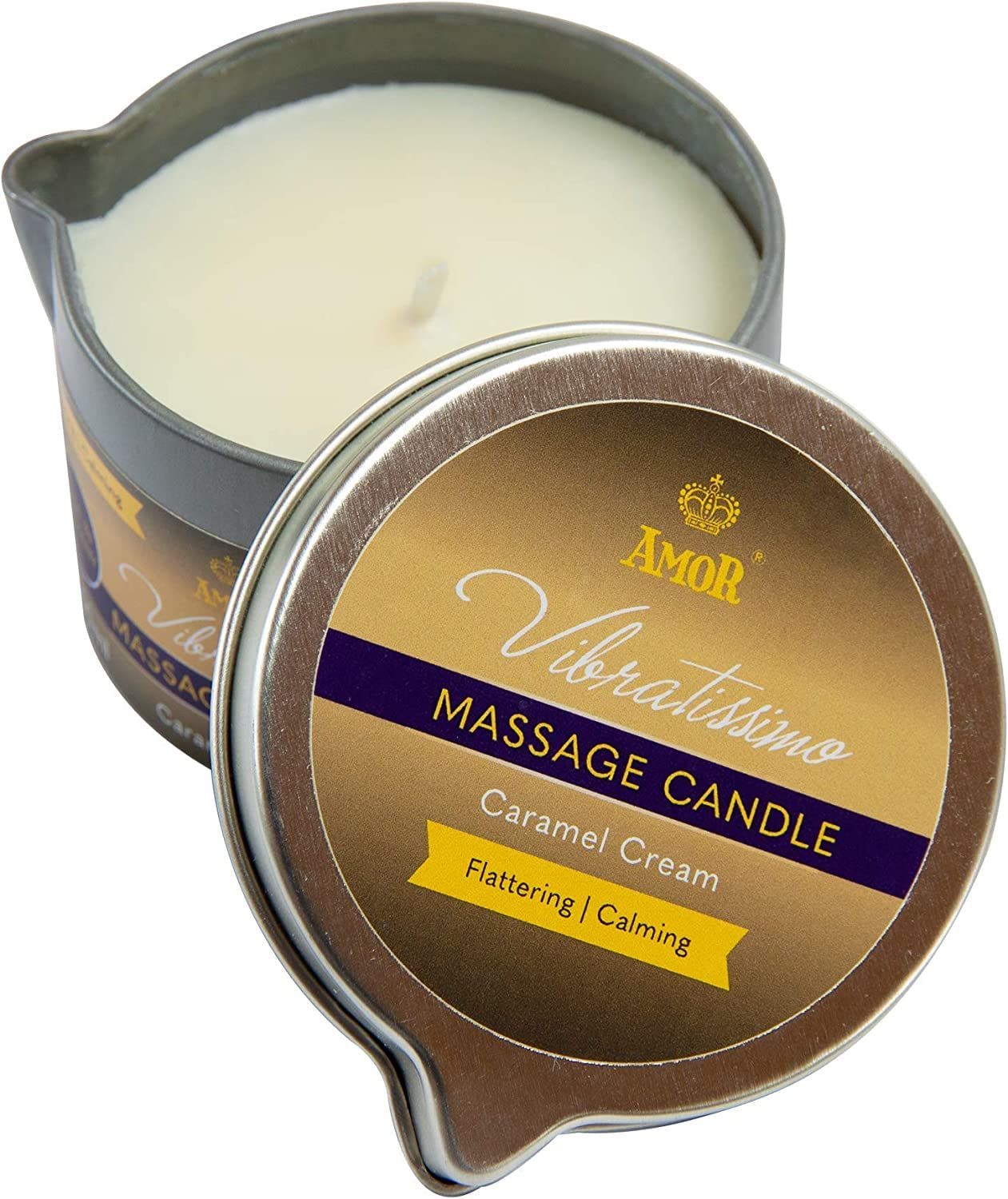 Vibratissimo Massagekerze Caramel Cream
