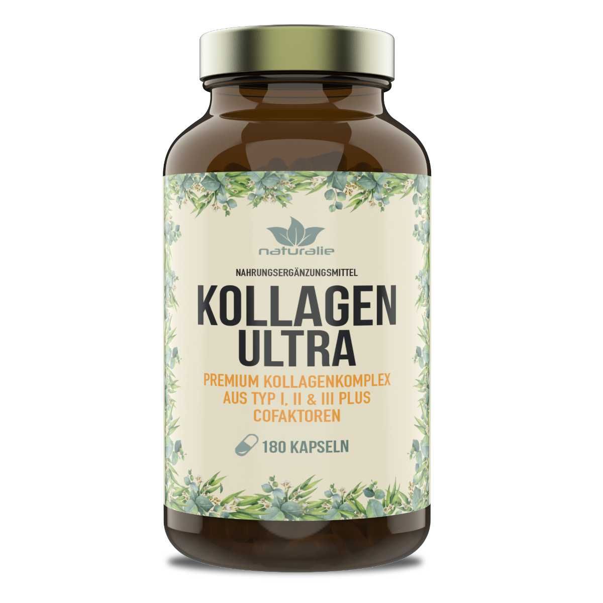 Naturalie Kollagen Ultra Kapseln Komplex mit Hyaluronsäure 137 g