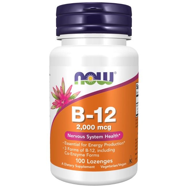 Now Foods Vitamin B-12 2000 mcg 100 Pc