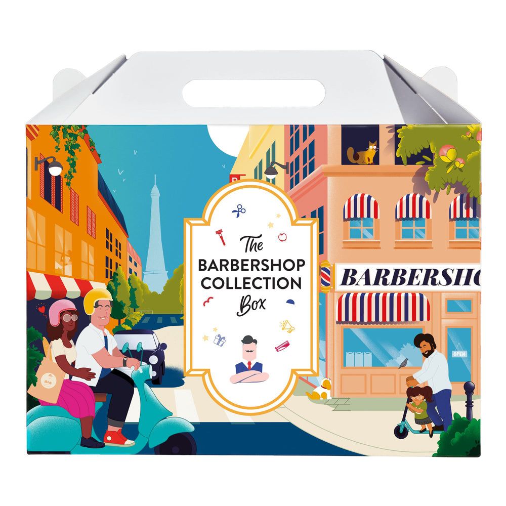 Monsieur BARBIER - Komplettes Pflegeset für Männer - THE BARBERSHOP COLLECTION BOX