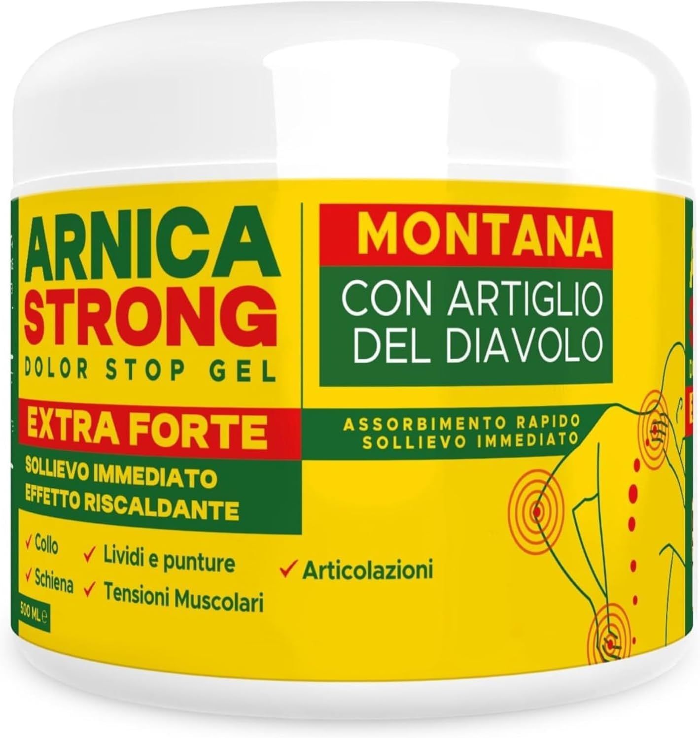 AMBIOPH - Arnica gel Forte - Arnica per cavalli uso amano e l'artiglio Del Diavolo