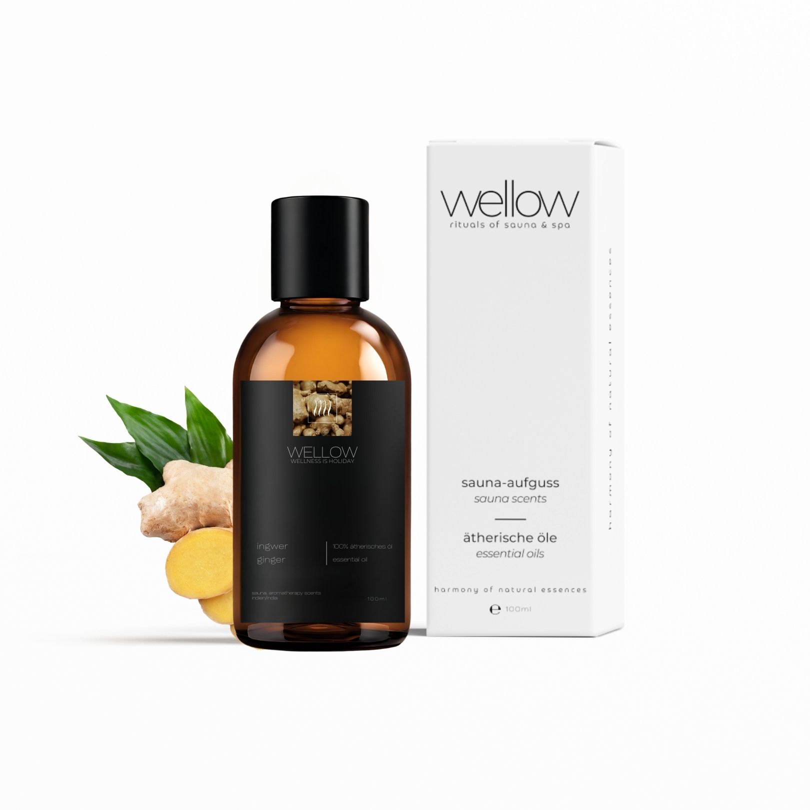 Wellow Ätherisches Öl Ingwer 100 ml