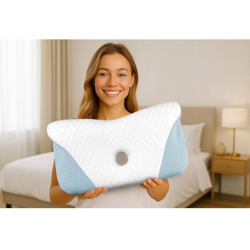 Medi Sleep Orthopädisches Nackenkissen aus Memory-Schaum