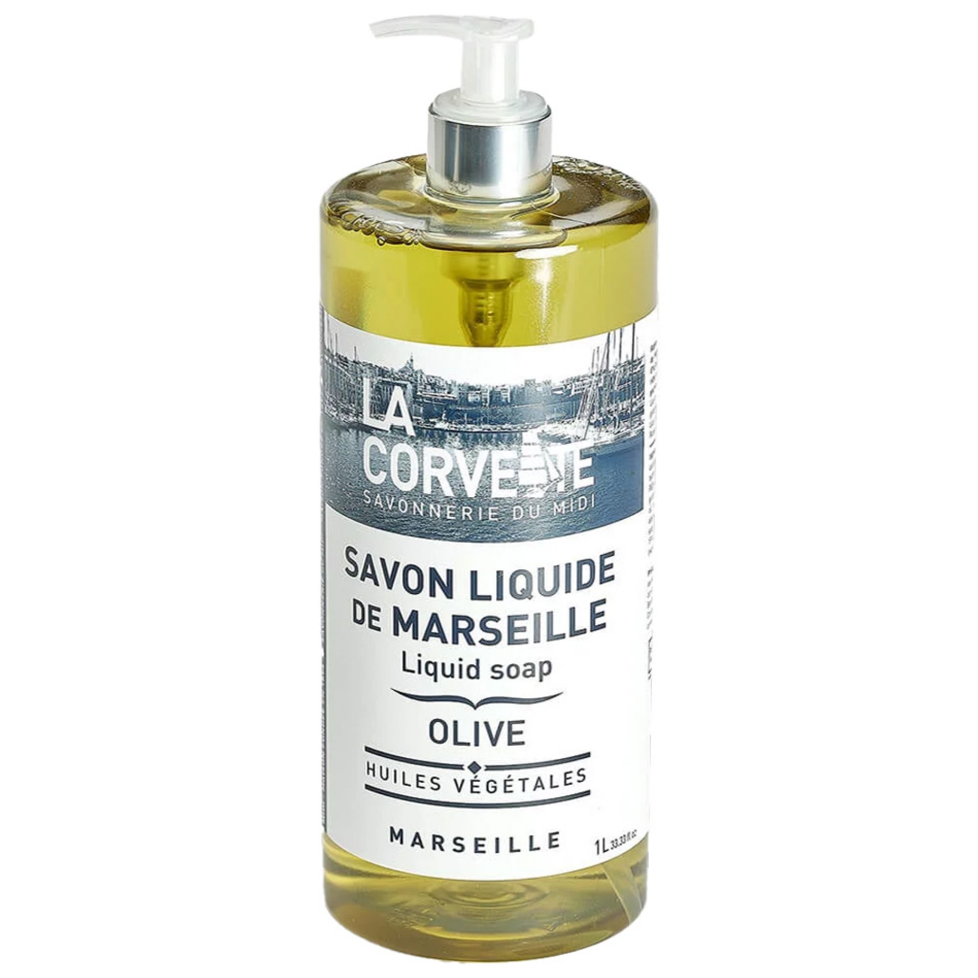 La Corvette Flüssige Marseiller Seife Olive 23,5x8,5x8,5 cm