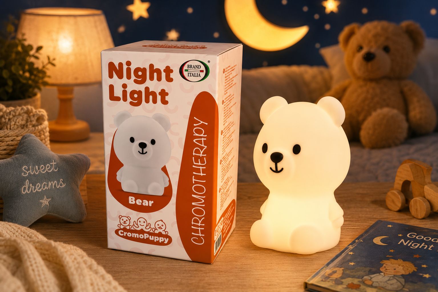 BRAND ITALIA - Luce Notturna per Bambini - Orsetto Bear 1 St view 2