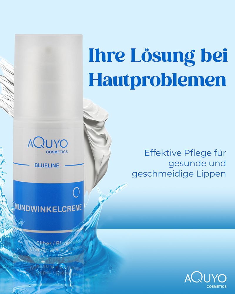 Blueline Mundwinkel & Lippen Creme | für trockene, spröde, entzündete oder eingerissene Mundwinkel