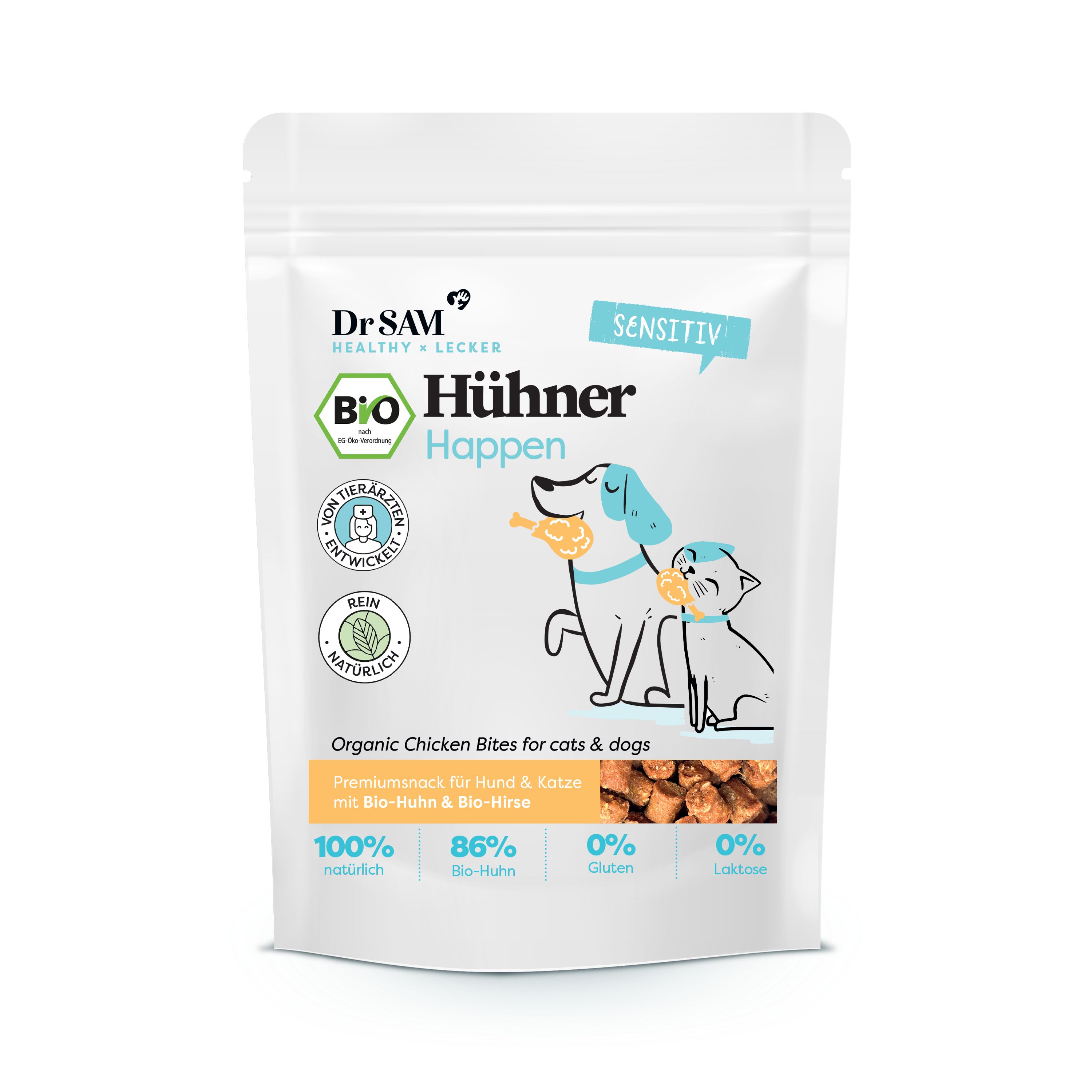 Dr. SAM Bio Hühner Happen - Snacks für deinen Hund