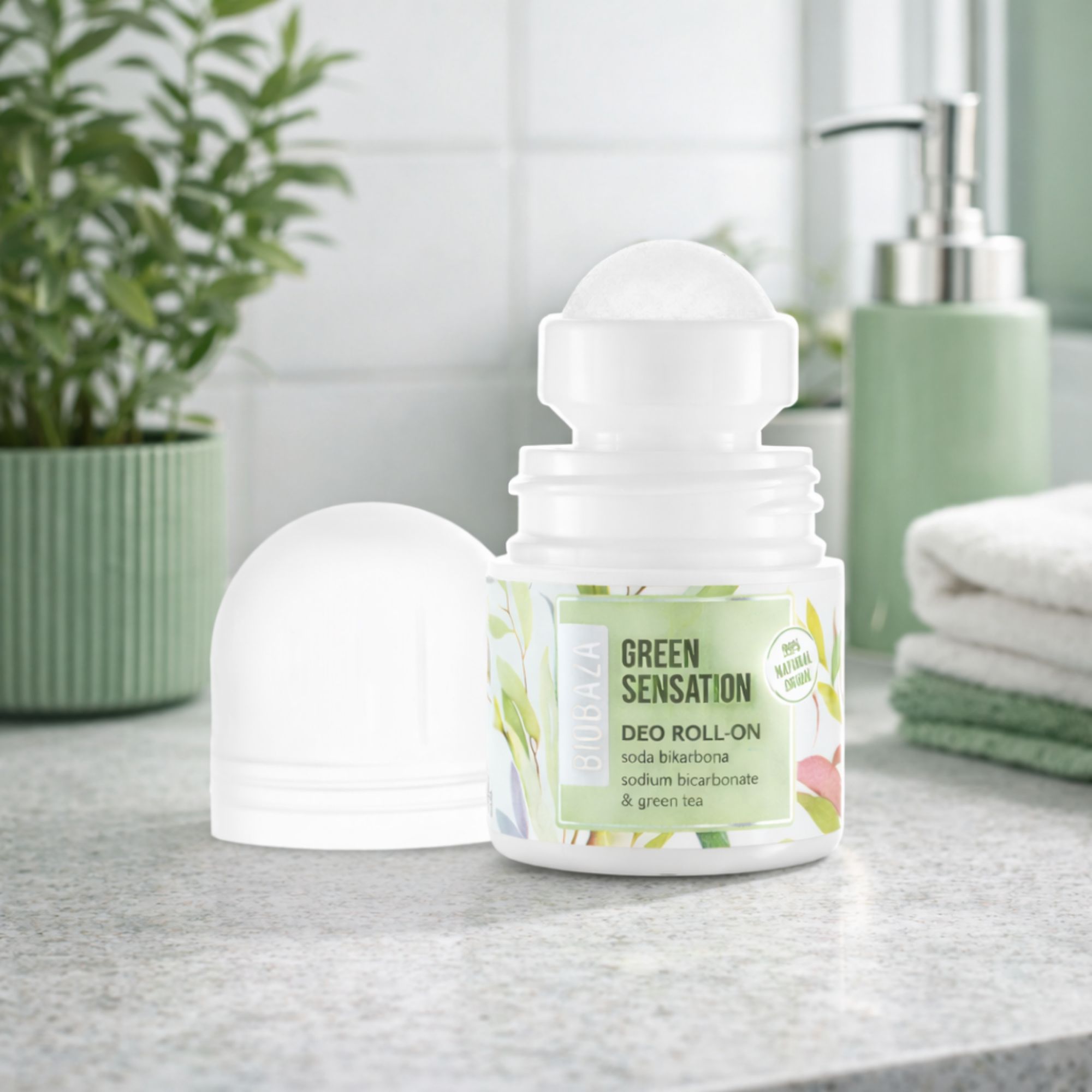 BIOBAZA Green Sensation Natürlicher Deo Roll-on