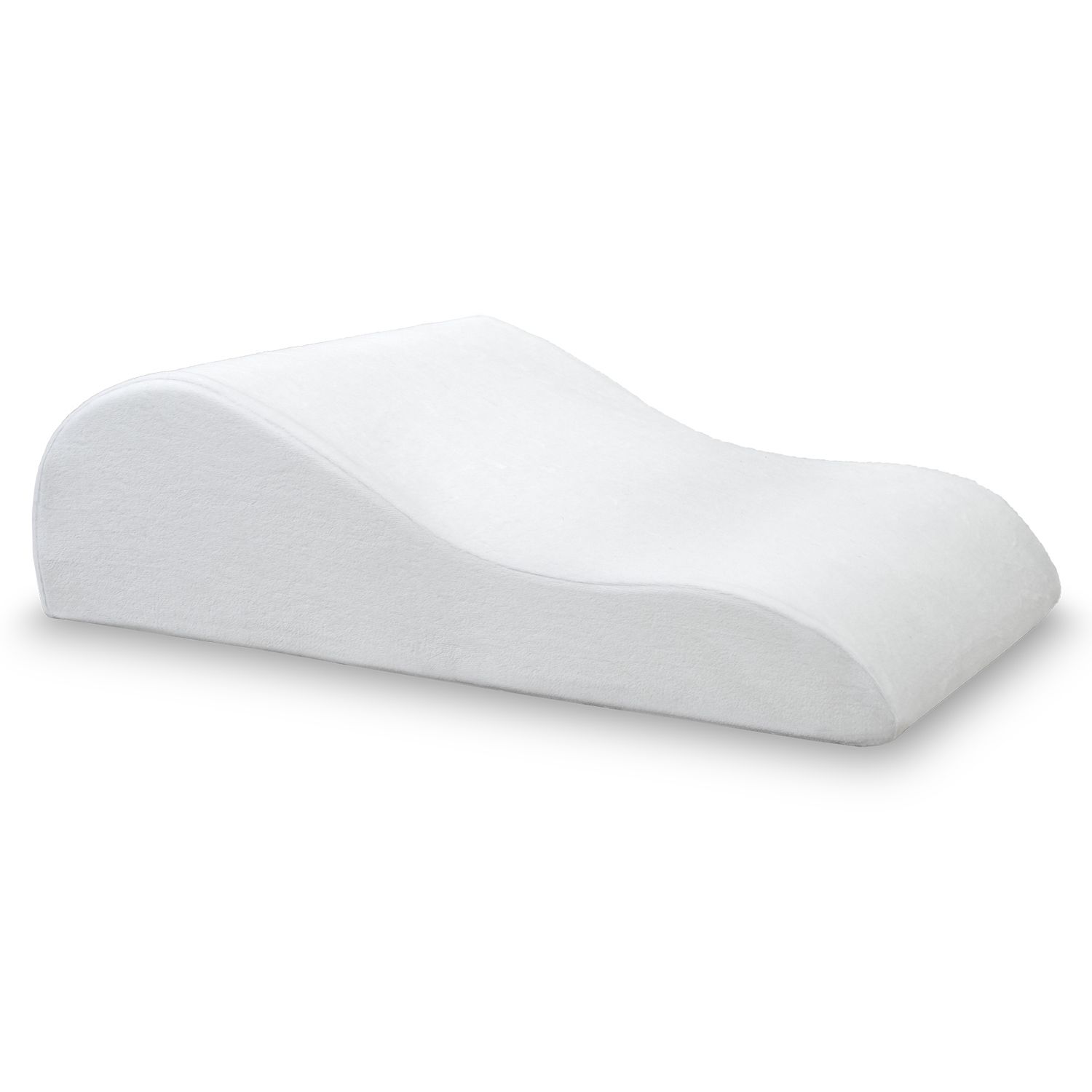 ELONEO Venenkissen Beinhochlagerungskissen aus Memory Foam mit abnehmbaren Bezug, 59x39x16 cm