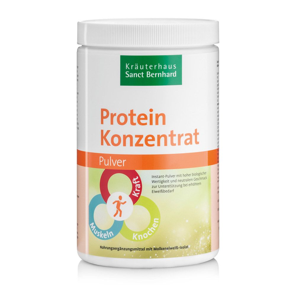 Sanct Bernhard Protein-Konzentrat-Pulver mit hoher biologischer Wertigkeit | Neutraler Geschmack