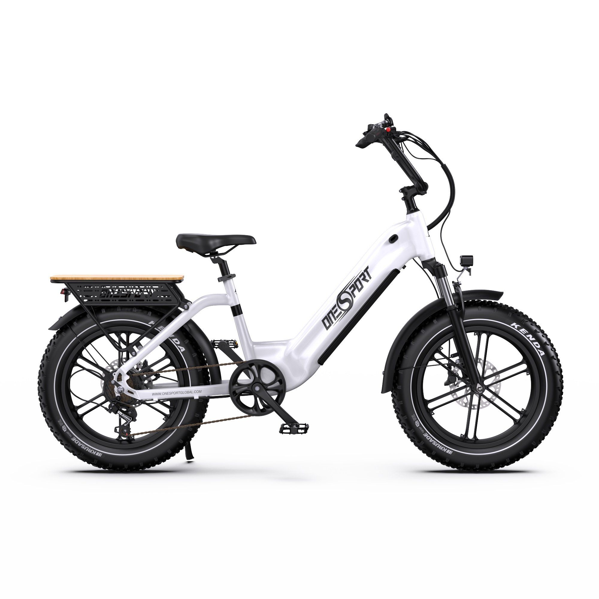 ONESPORT OT08 Geländetaugliches E-Bike mit 500-W-Motor und 48-V-18-Ah-Akku