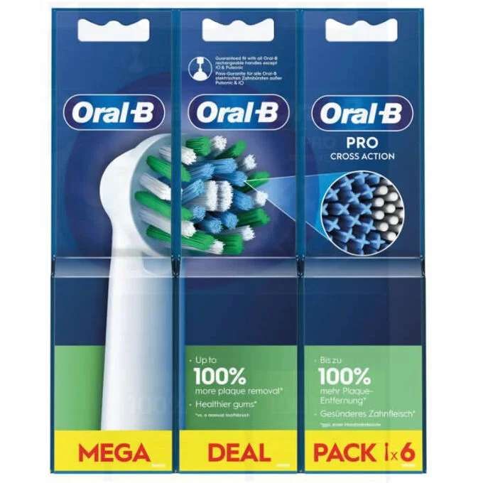 Oral-B Aufsteckbürsten PRO Crossaction 1 St