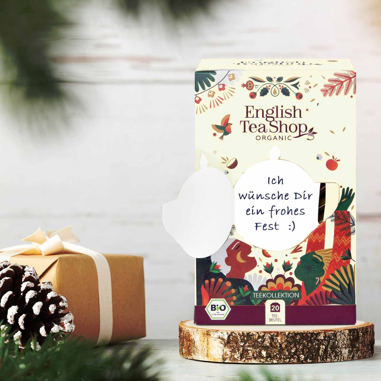 ETS - Frohe Weihnachten Teegeschenk bio