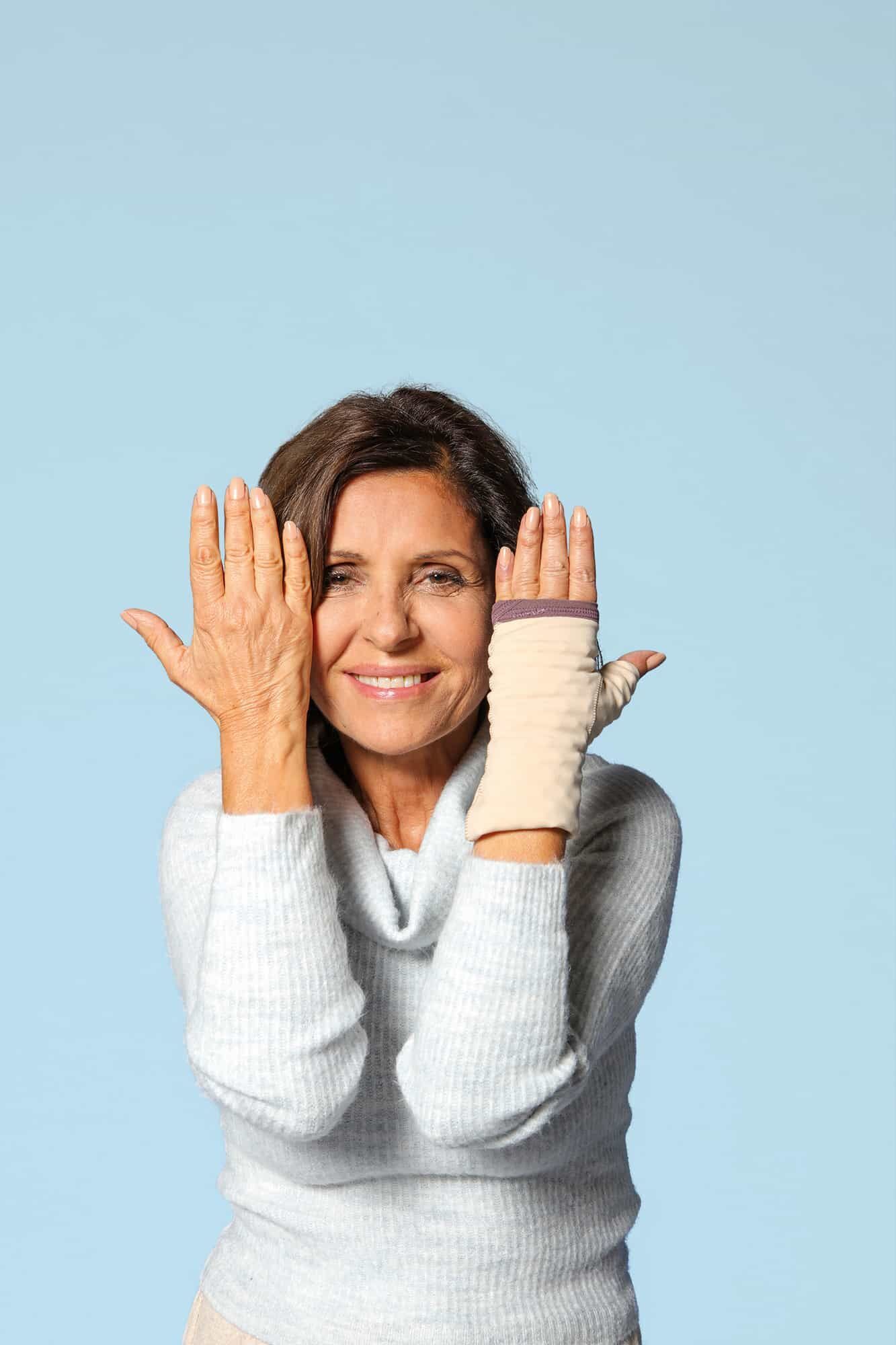 Thuasne Mobiderm Halbhandschuh ohne Finger Ödemtherapie