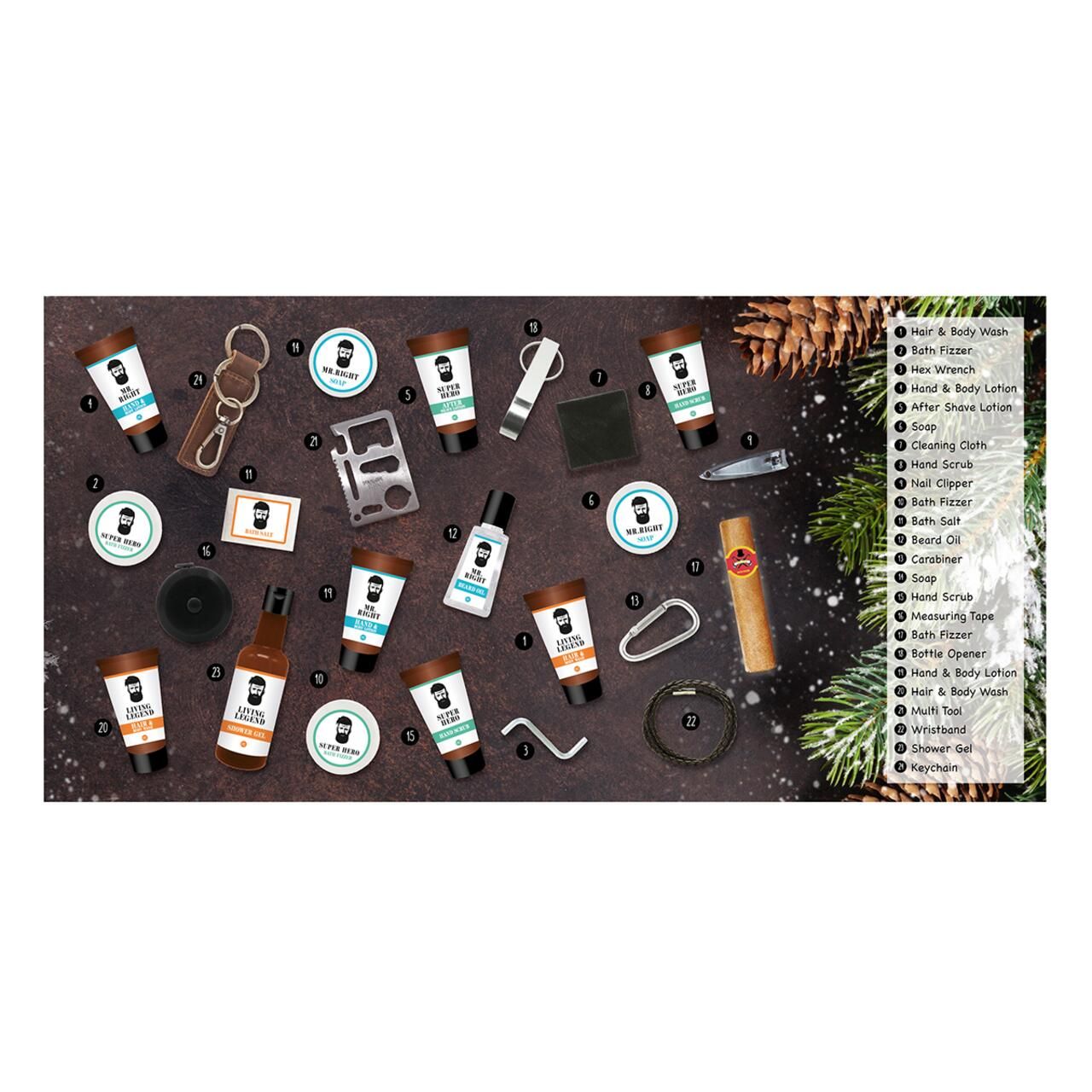 ACCENTRA, Adventskalender MEN&#39;S STYLE