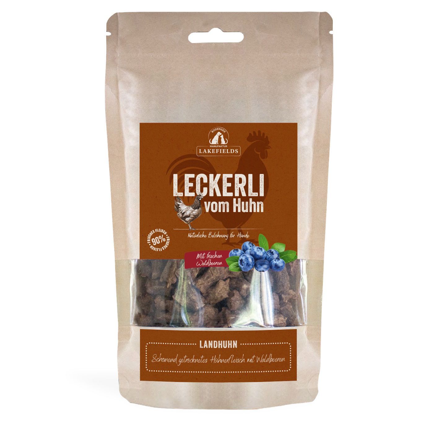 Lakefields - Leckerli Trockenfleisch vom Landhuhn 150 g