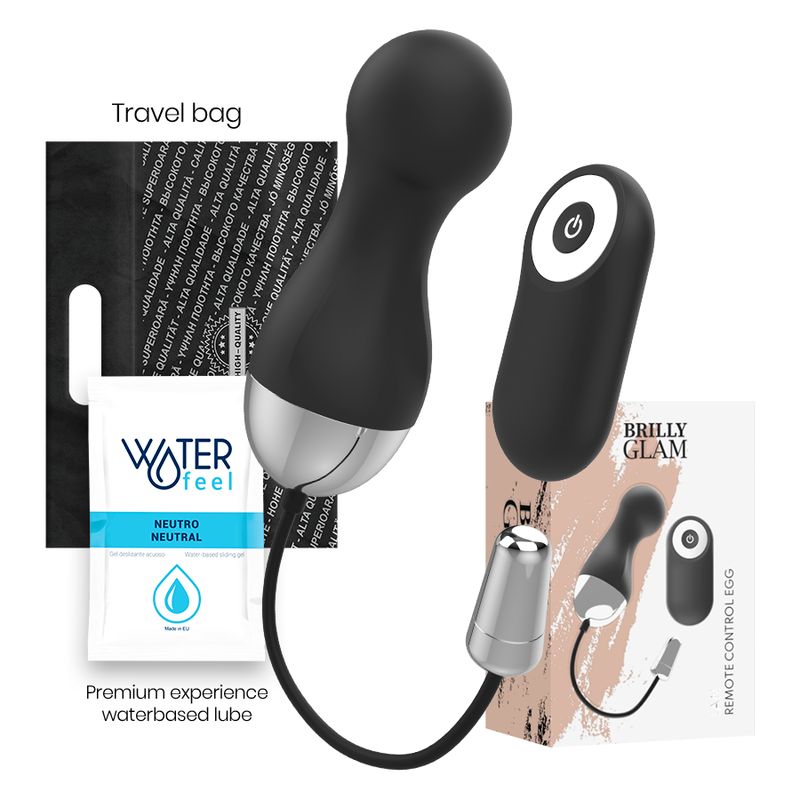 Brilly Glam - Vibrations-Ei mit Fernbedienung 1 St