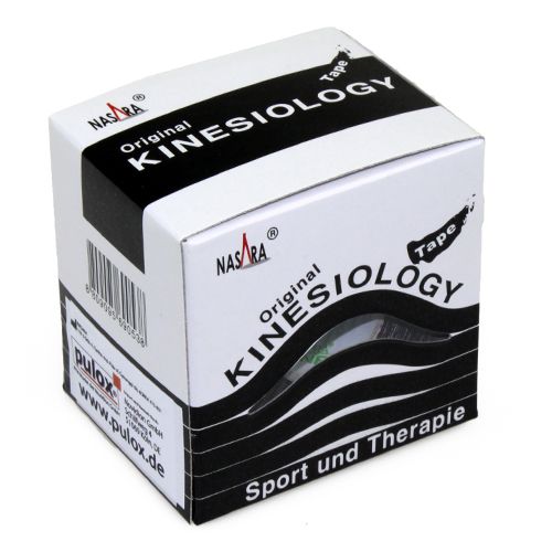 6x NASARA Kinesiologie Tape schwarz - Box