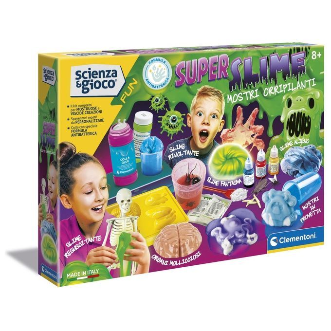 Clementoni Scienza e Gioco Fun - Super Slime Mostri orripilanti