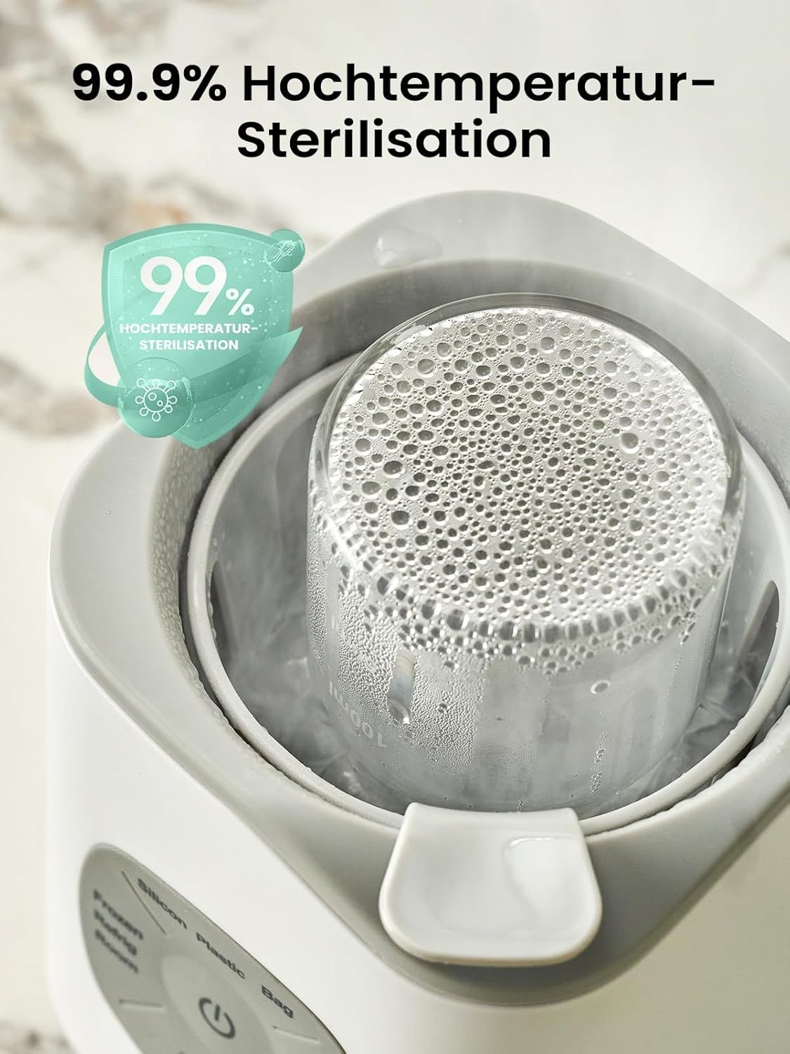 Grownsy Flaschenwärmer Baby Babykostwärmer 10-in-1