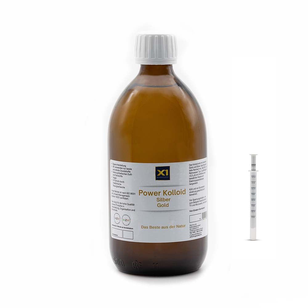 X1 Power Kolloid Silber Gold 500 ml