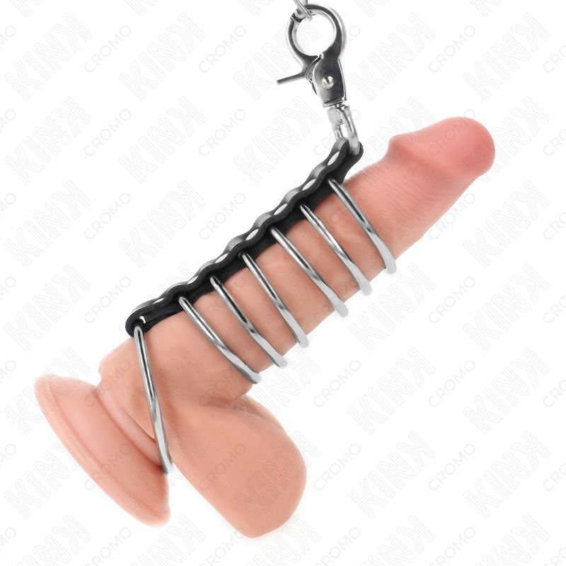 Kink - 7 Penisringe aus Metall 1 St