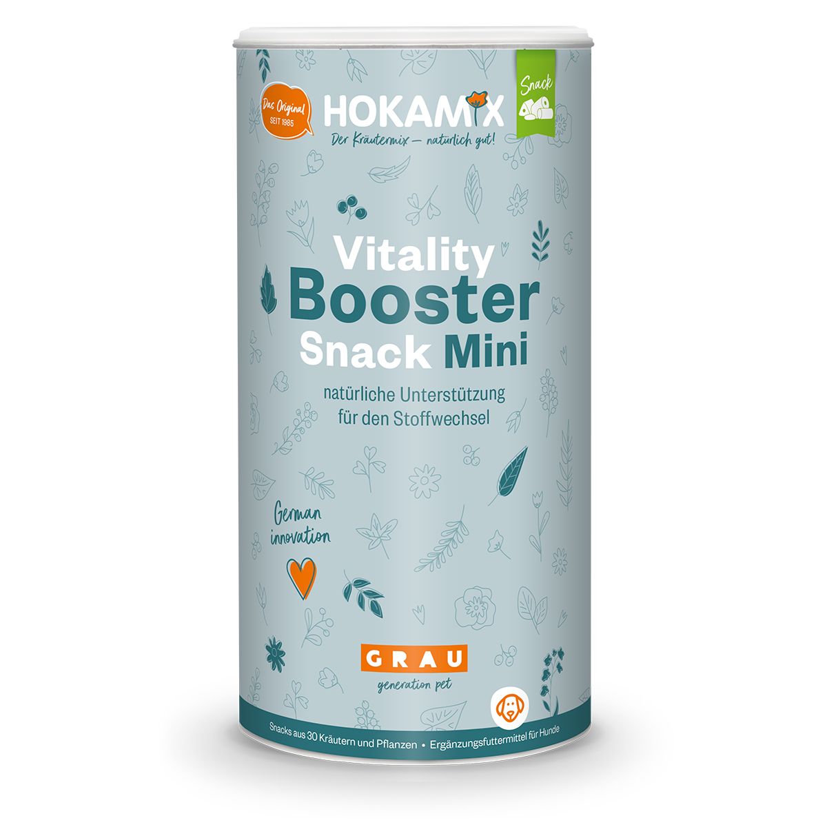 Grau Hokamix Vitality Booster Snack Mini 800 g Futter