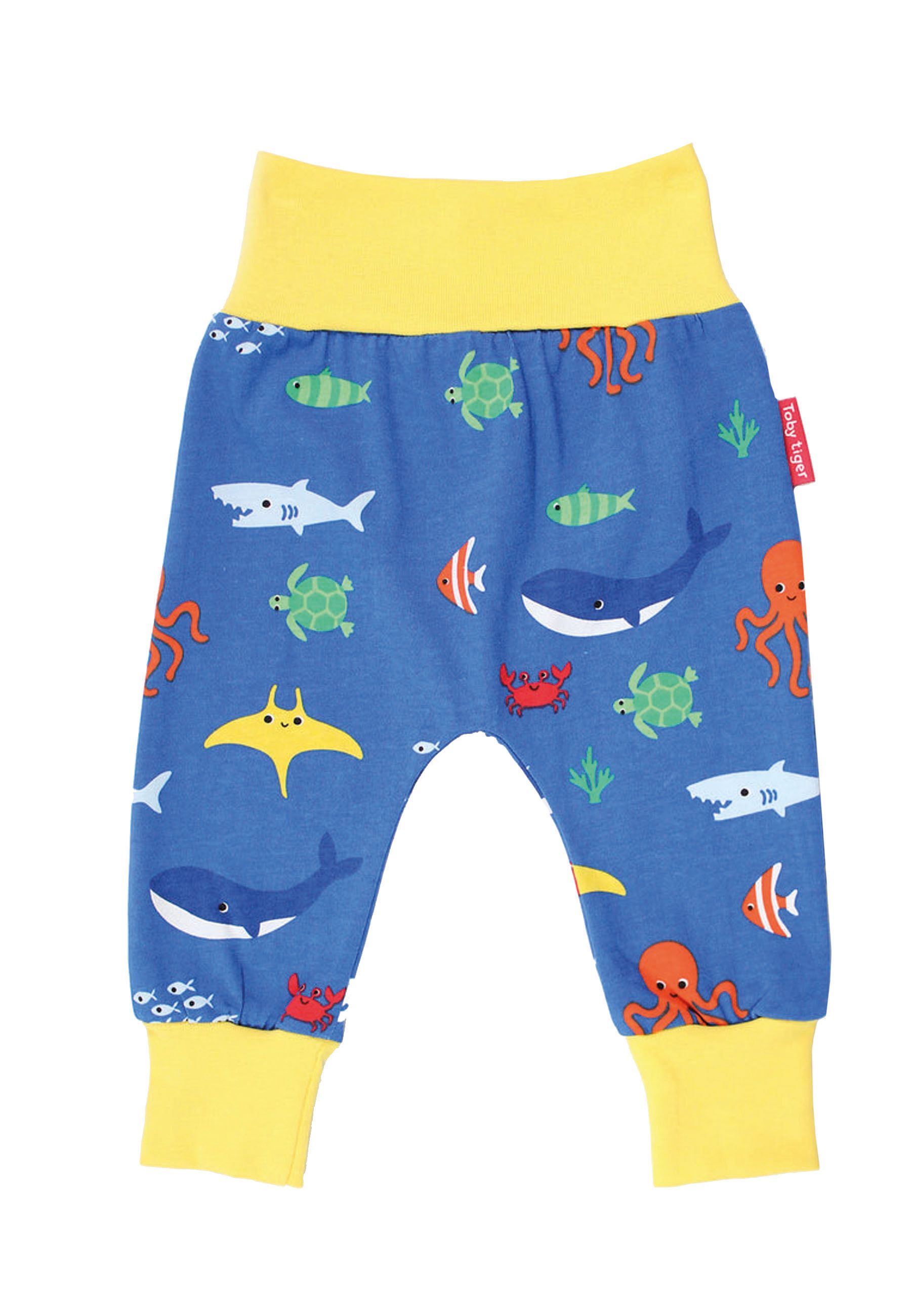 Toby Tiger Babyhose, Meerestiere Print