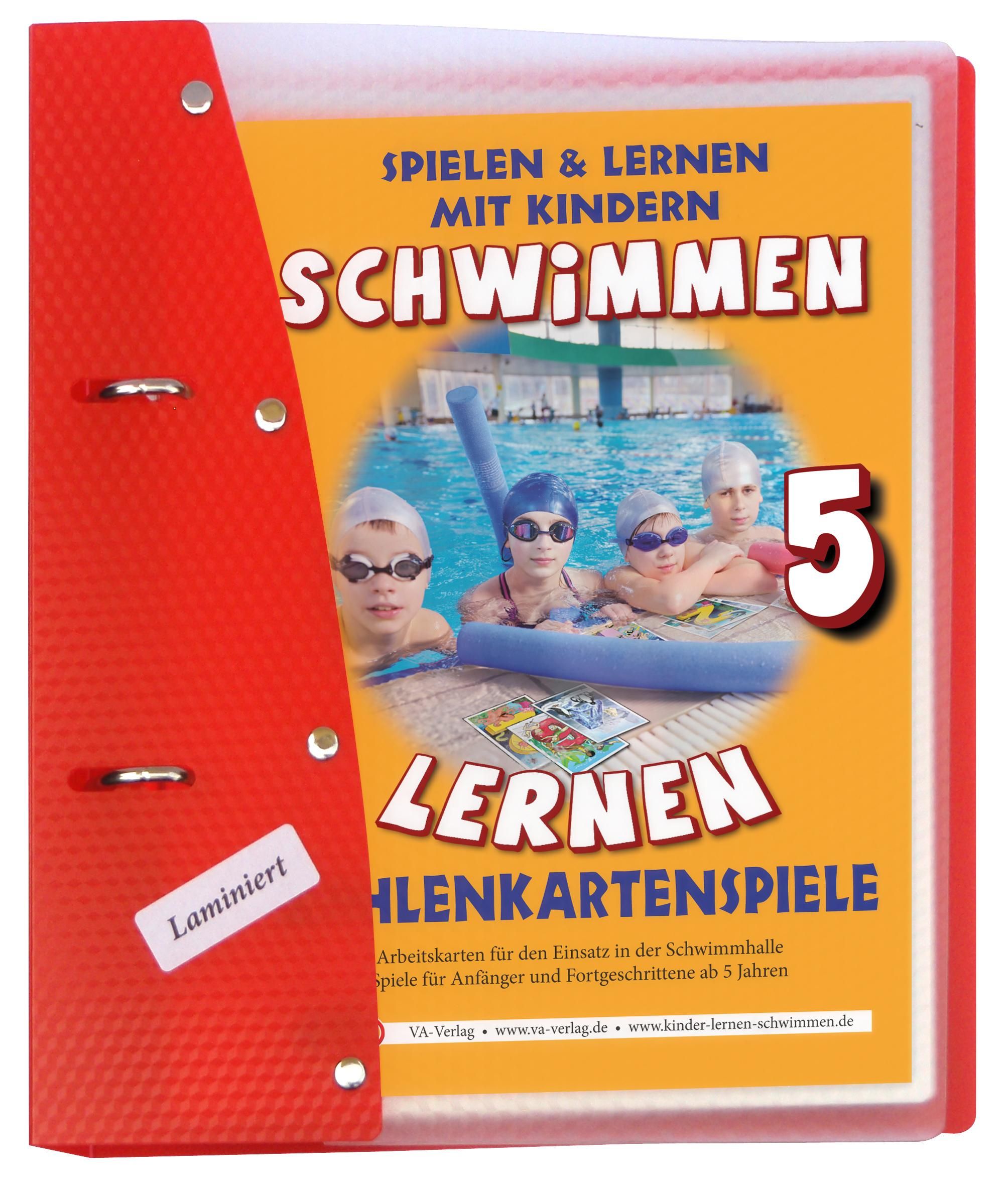 Zahlenkartenspiele, laminiert (5) Schwimmen lernen
