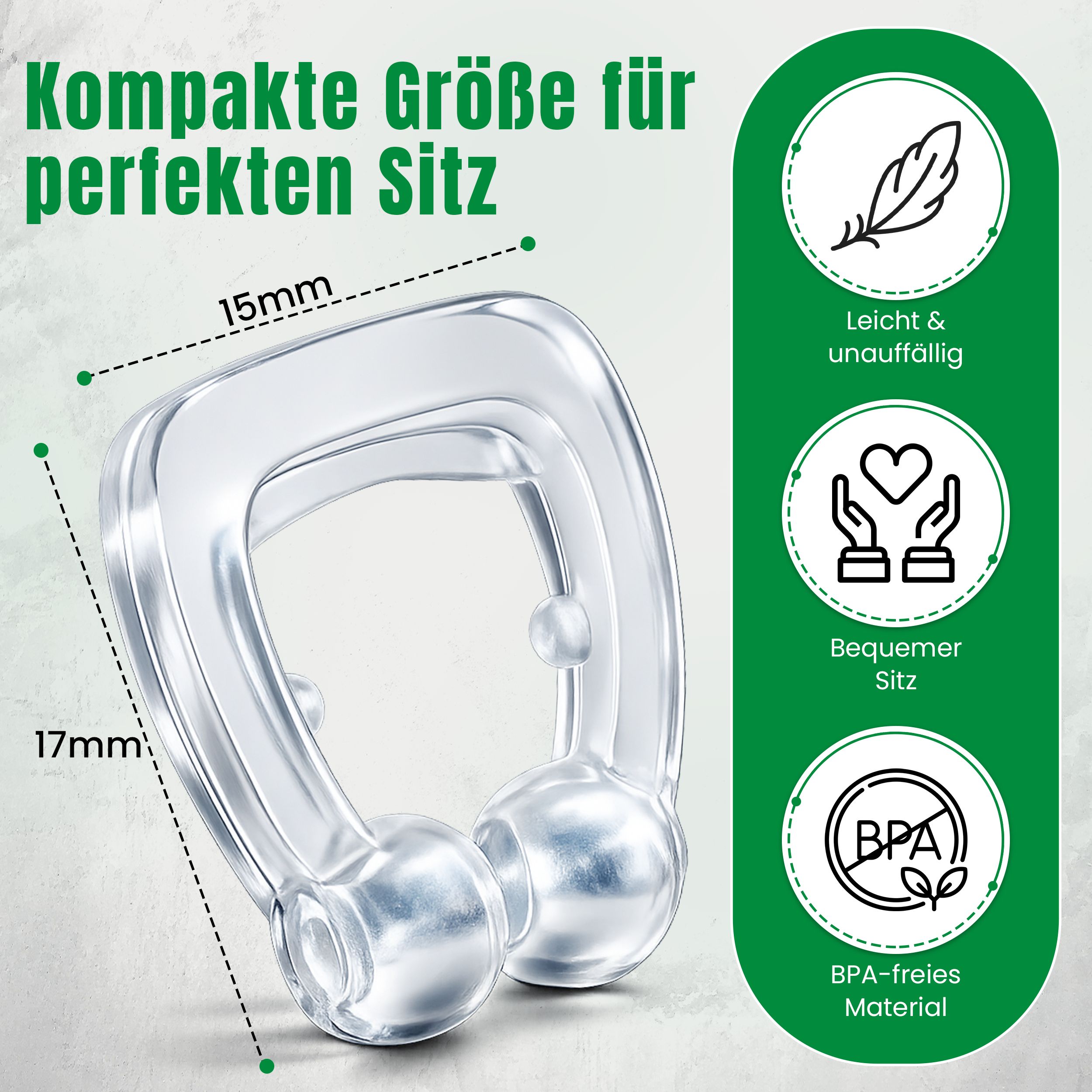 Perfekt-Schlafen24 - Schnarchstopper 8x Nasenklammer Schnarchen
