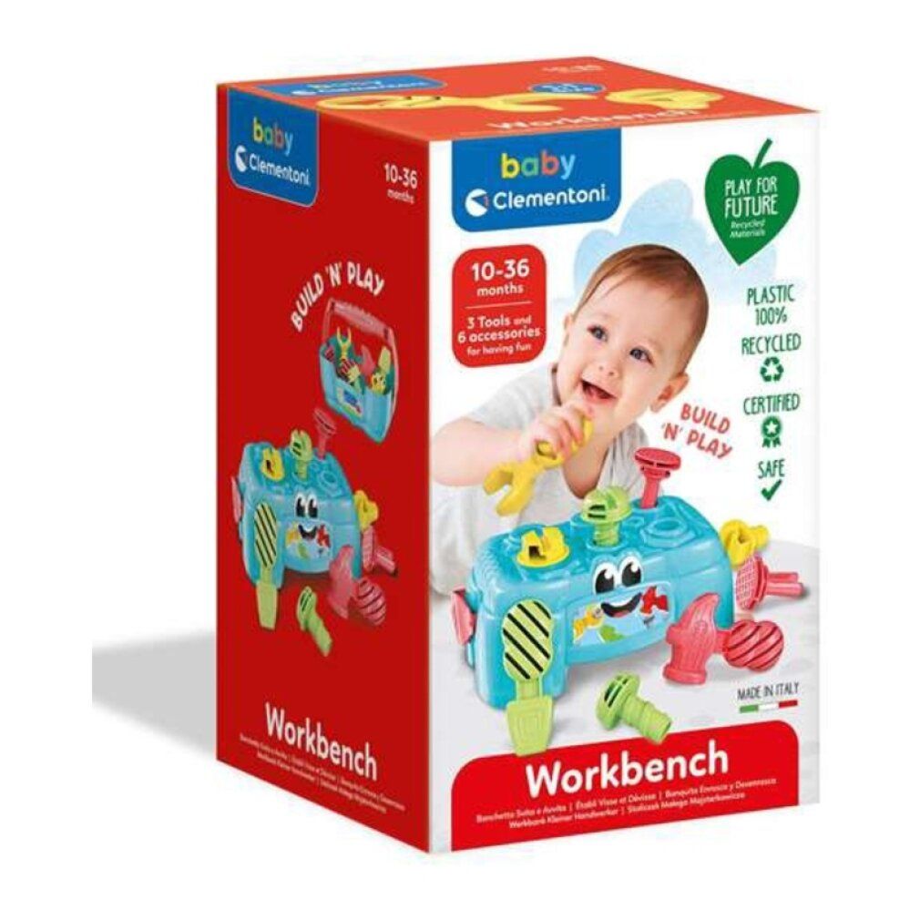 Clementoni Baby Werkbank Kleiner Handwerker