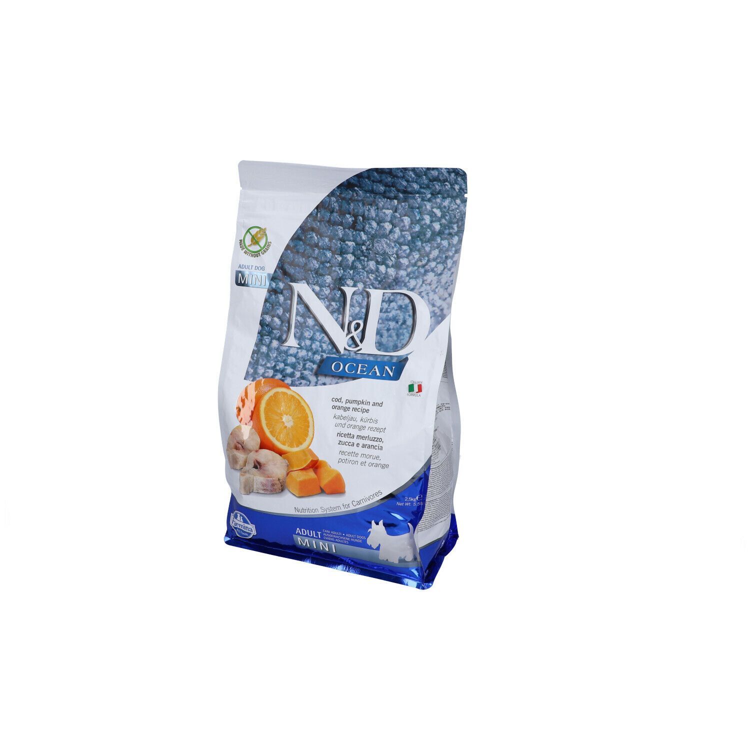 N&D Ocean DOG Cod&Or Mini2,5Kg 2500 g Pellets