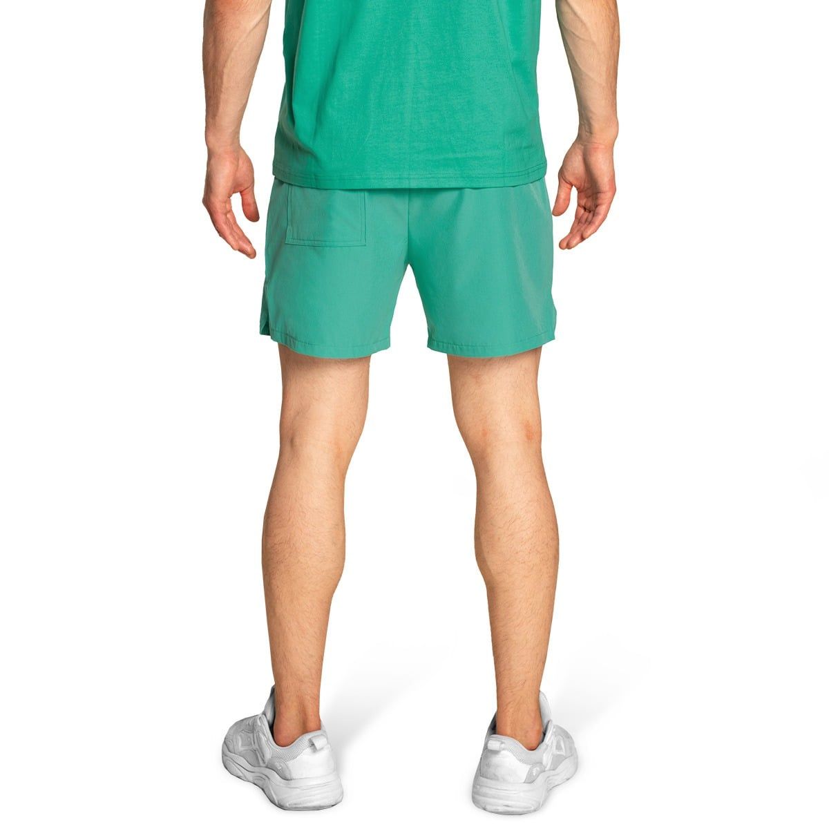 GymBeam Shorts Herren Regular Fit mit Reißverschlusstaschen TRN Lagune
