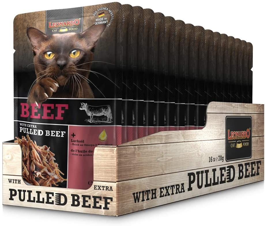 Leonardo Frischebeutel Pulled Beef mit Fleischstreifen