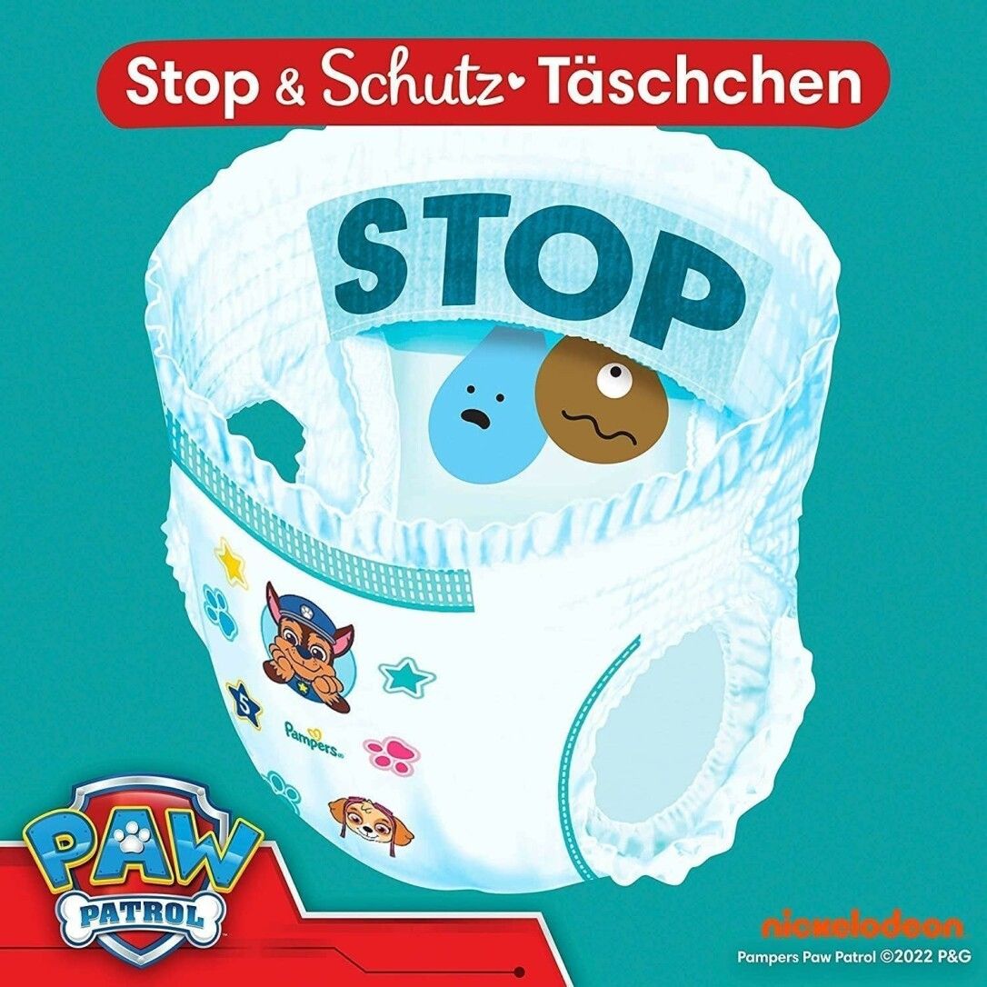 Pampers Baby-Dry Pants Paw Patrol Limited Edition Größe 5, 160 Windeln, 12kg - 17kg