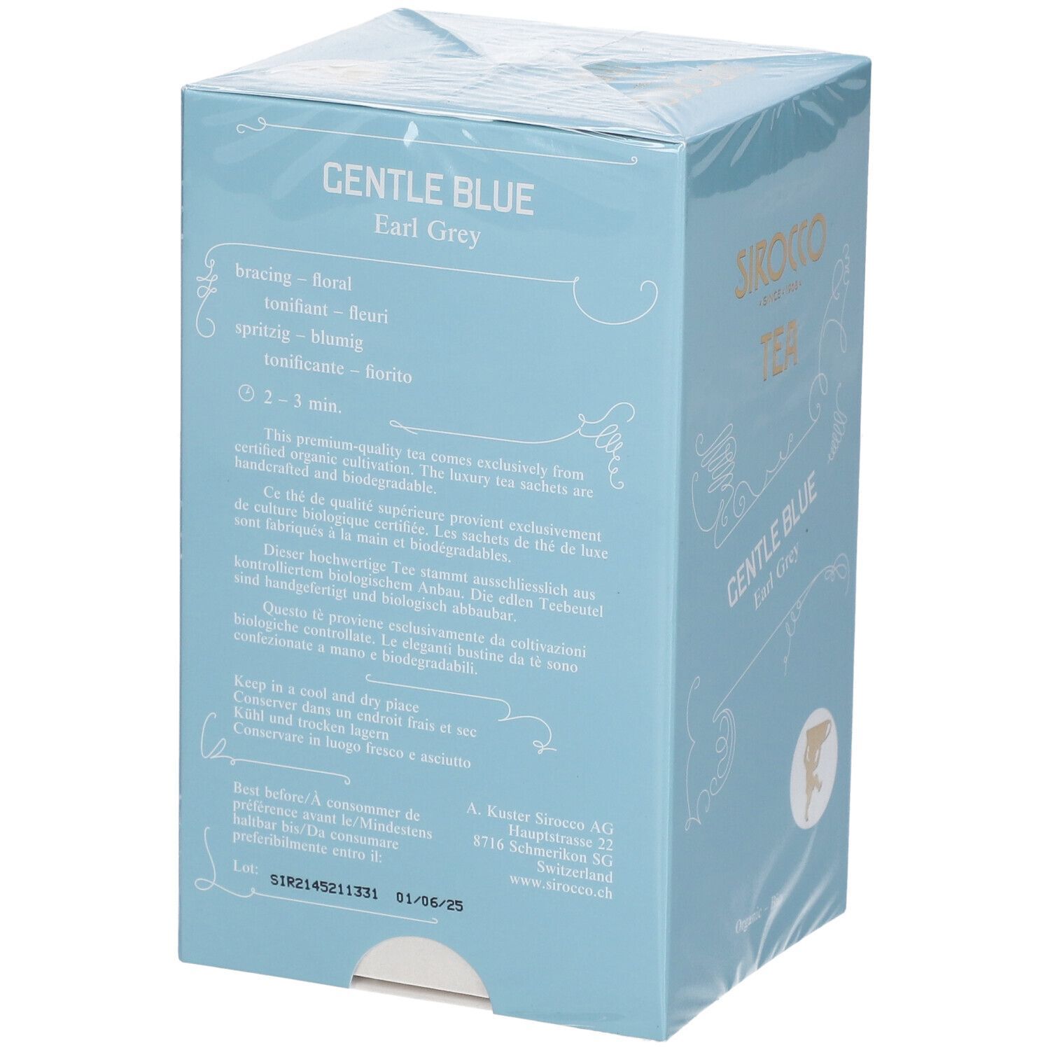Sirocco Bio Tee Gentle Blue Earl Grey Tea