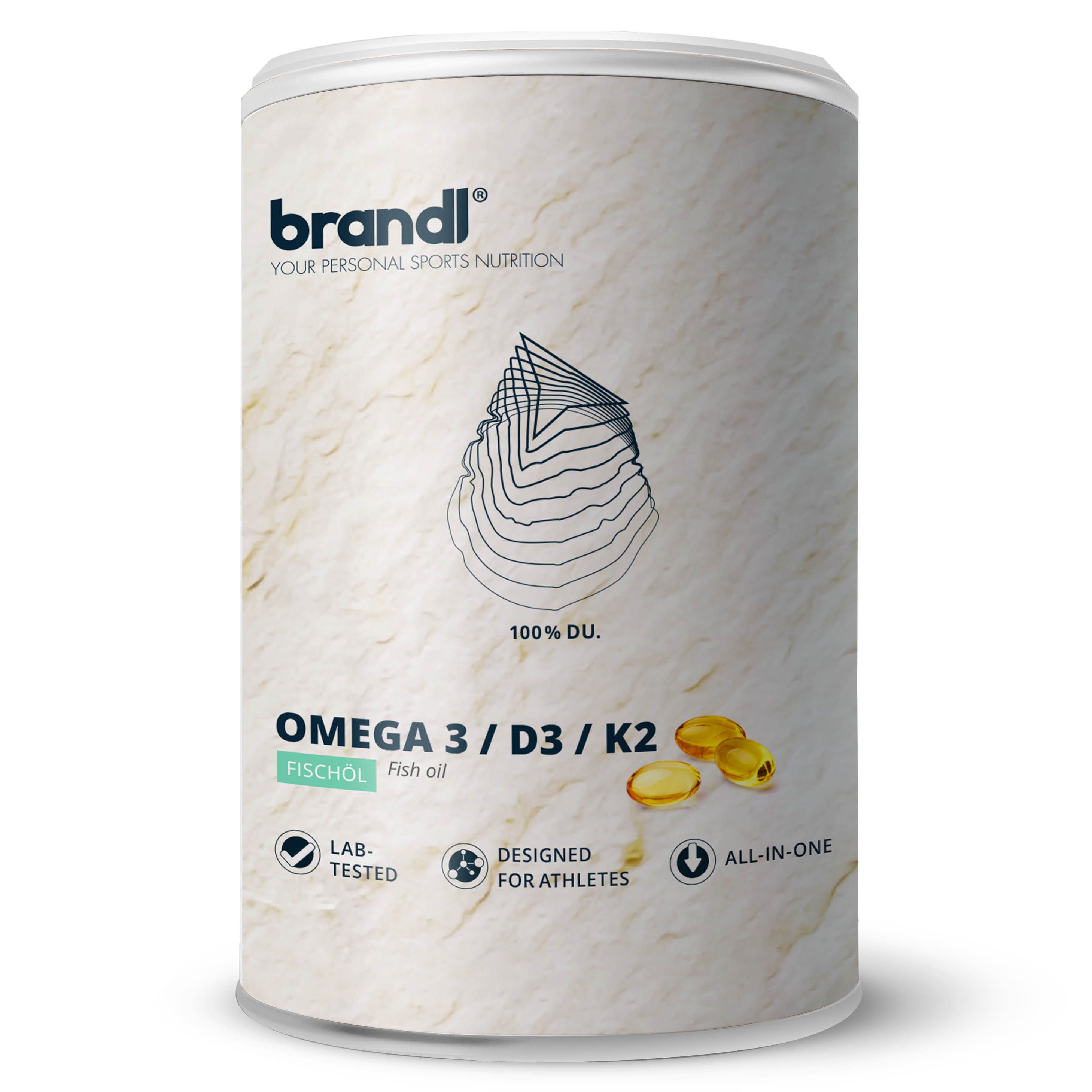 brandl® Omega 3 D3 K2 aus Fischöl | EPA DHA im 2:1 Verhältnis