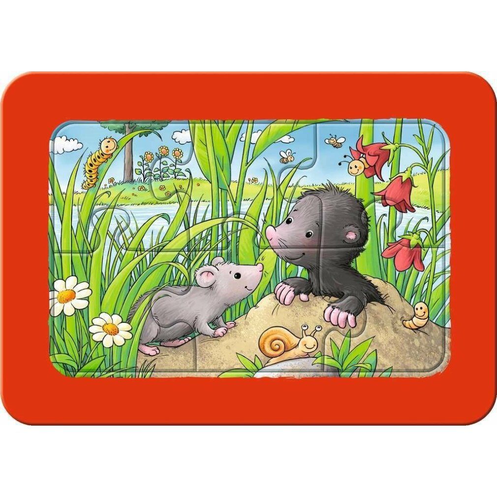 ravensburger Mein erstes Puzzle Tiere aus dem Garten 3x6 Teile