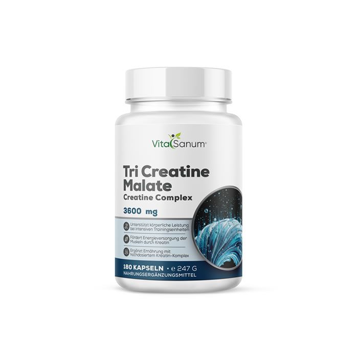 VitaSanum® Tri Creatine Malate - 3.600 mg dose giornaliera