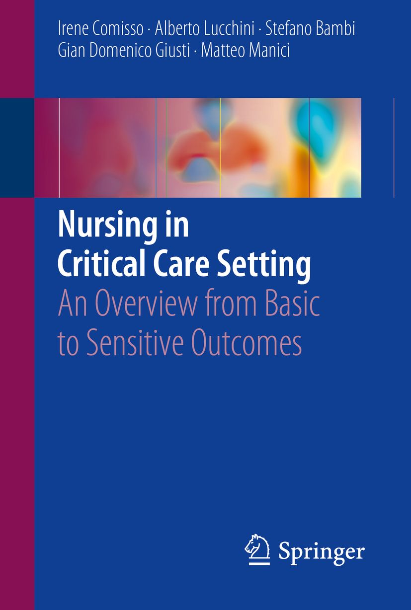 Buchcover: "Nursing in Critical Care Setting". Titel und Autoren auf blauem Hintergrund. Springer-Logo unten rechts.
