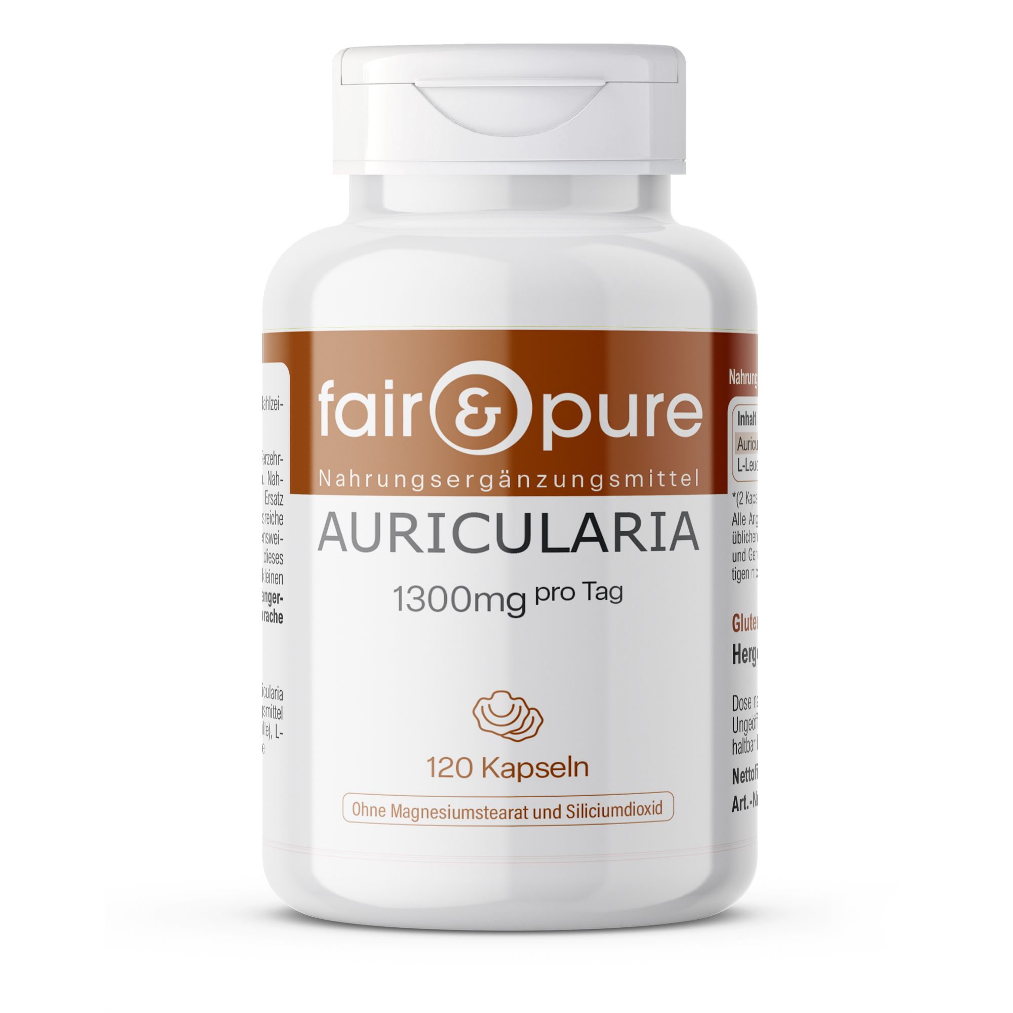 fair - pure | Auricularia 1300mg 120 St