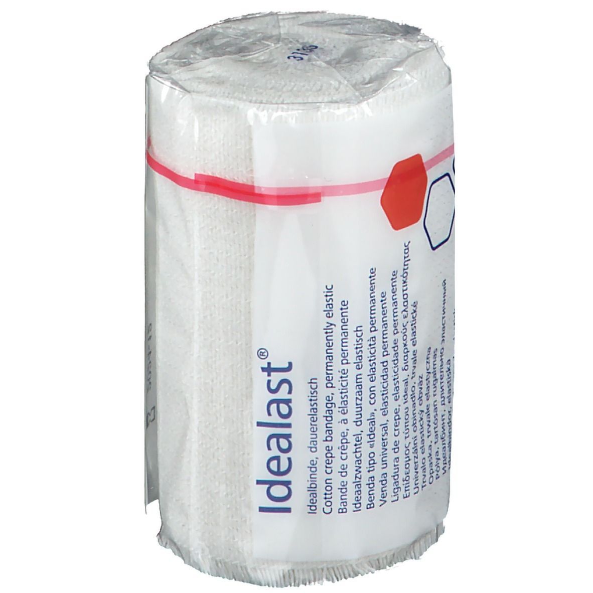 Idealast® Idealbinde 8 cm x 5 m mit Verbandklammern