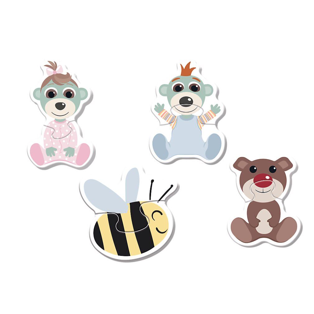 trefl puzzle Baby Classic Friendly Bobcats 36139 1 St