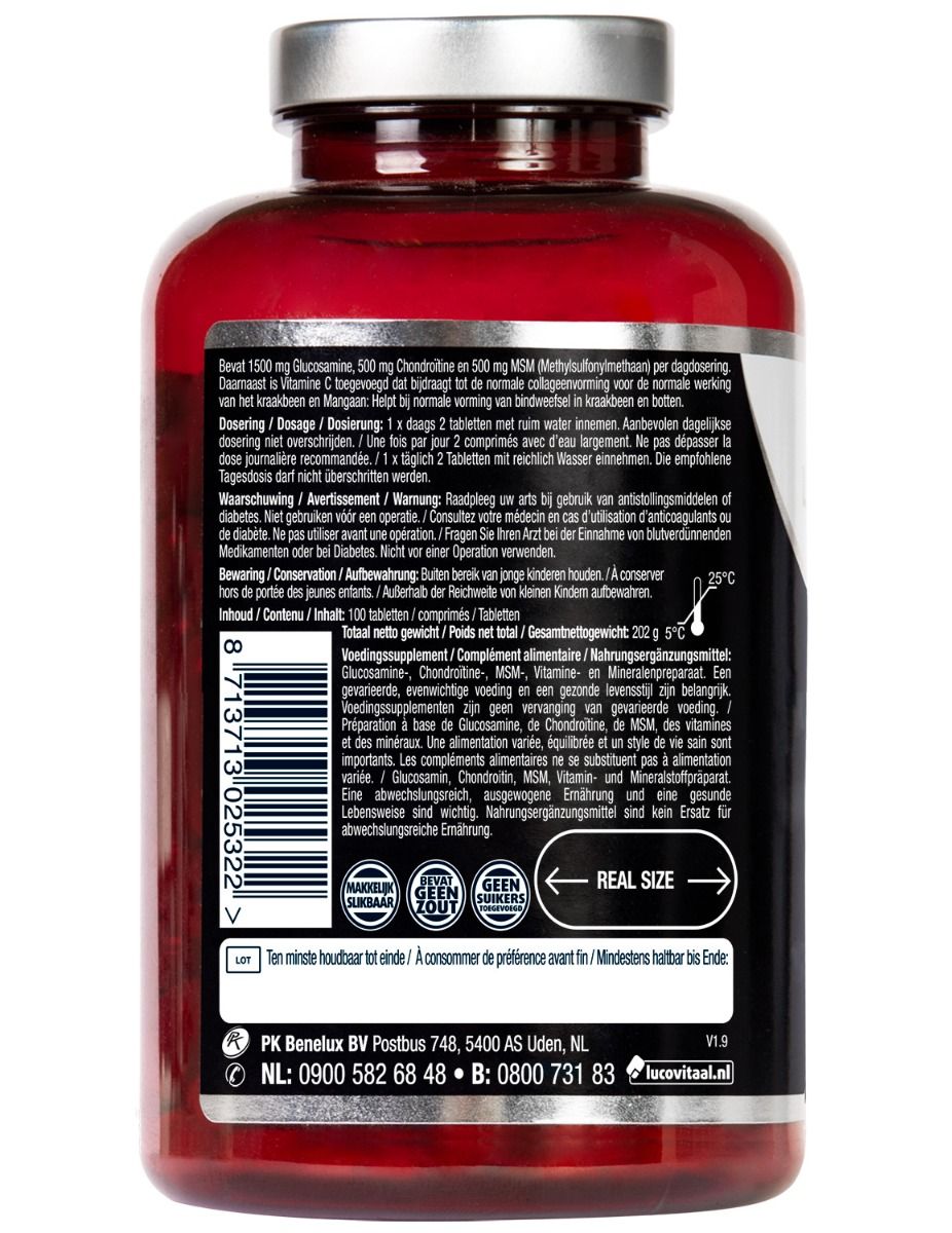 Lucovitaal Glucosamin Chondroitin MSM