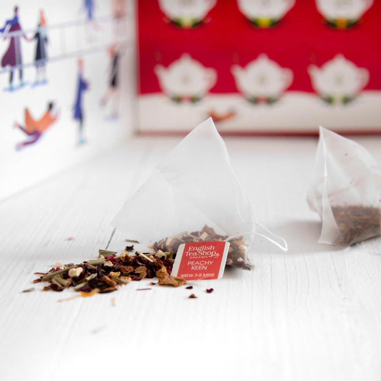 ETS - Tee Adventskalender mit Schleife Red Christmas bio