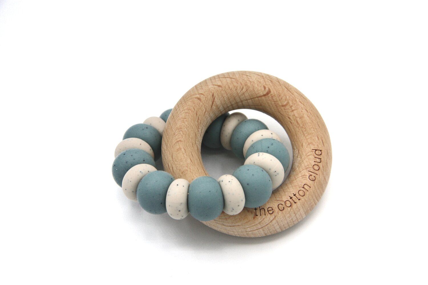 the cotton cloud Bonbon Beißring Jade